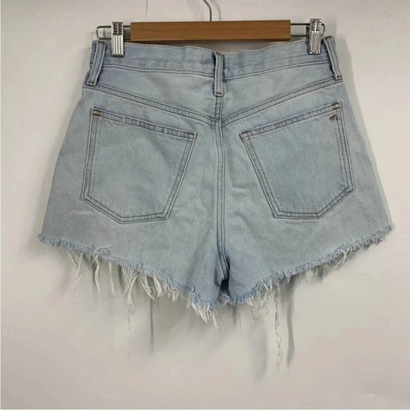 Madewell Relaxed Denim Shorts in Essen Wash Women’s 28 Jean Cut-Offs Americana - Picture 5 of 16